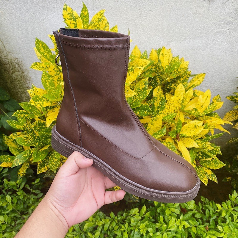 D7{SẴN} BOOTS DA ĐẾ BỆT | CÓ LÓT LÔNG HÀNG LOẠI 1