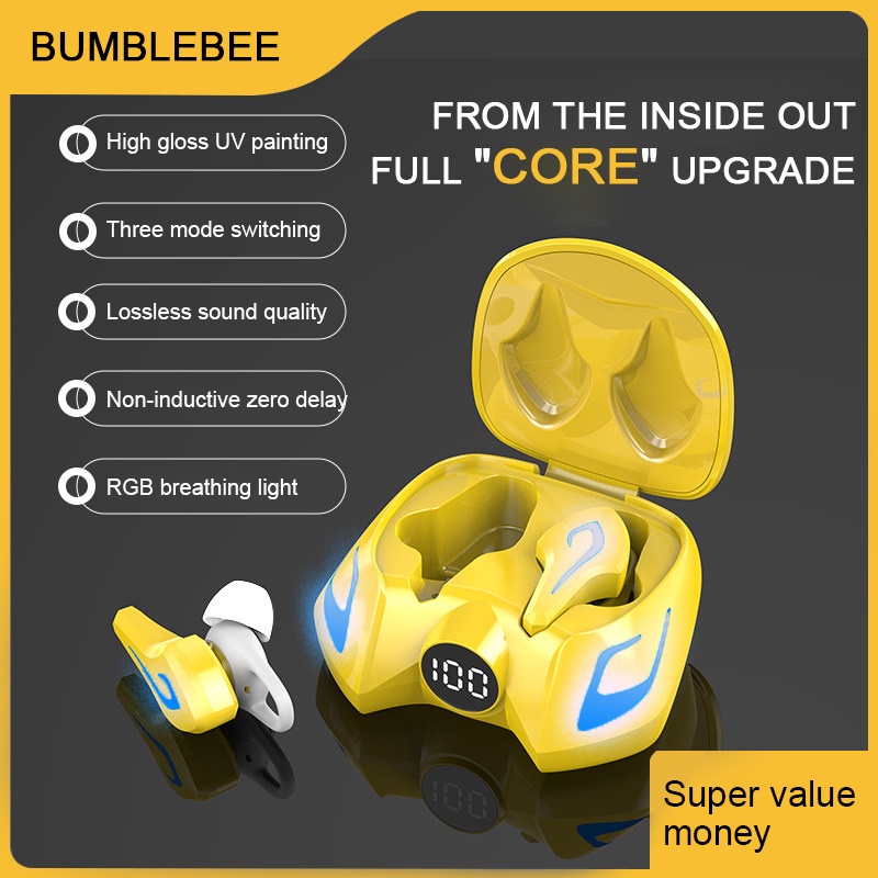 Tai nghe chuyên game K8 PUBG gaming  tai nghr dien thoai có mic， chup tai game thủi， caocấp co mic， audio ko dây TWS true wireless bluetooth headset