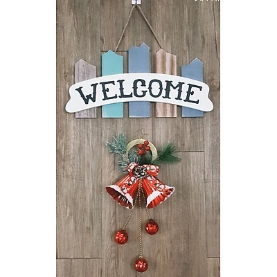 Bảng gỗ treo tường trang trí chữ WELCOME