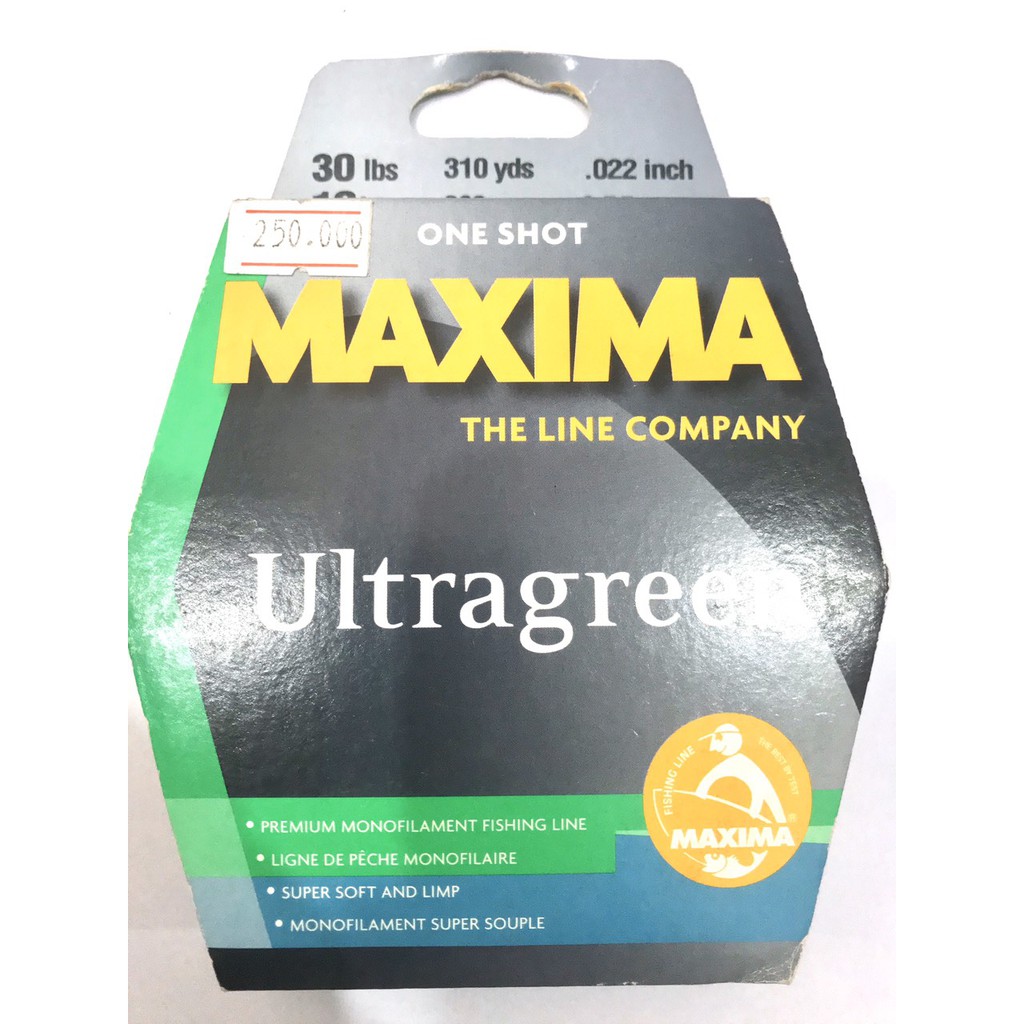 [DÂY NYLON] DÂY CÂU CÁ MAXIMA ULTRAGREEN NHẬP KHẨU TỪ ĐỨC