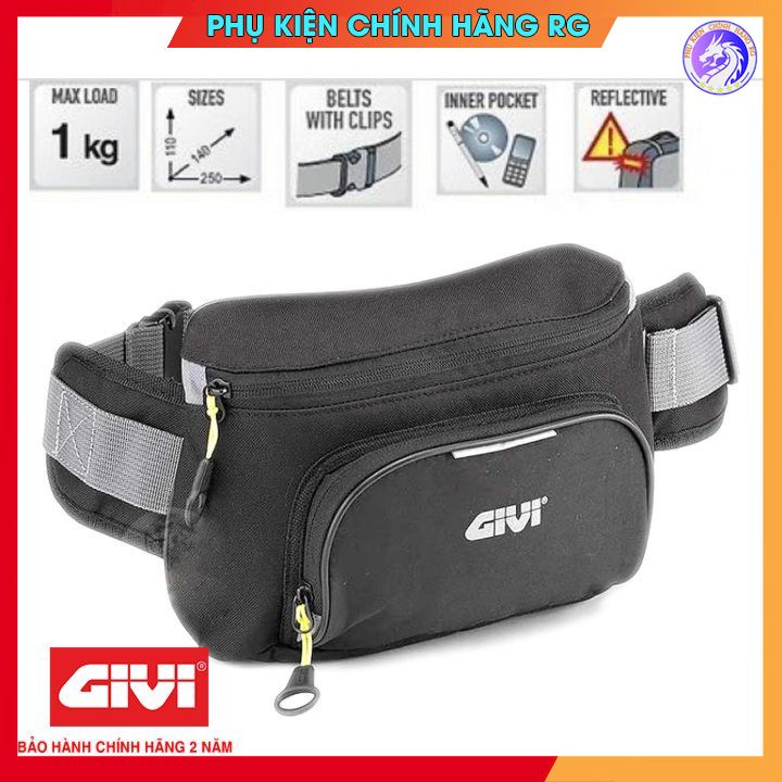 Túi đeo hông Givi EASY-T - EA108BV hàng chính hãng bảo hành 2 năm túi nam đẹp kiểu dáng mới