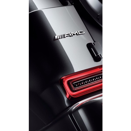 Logo AMG 3D Hợp Kim Inox Cao Cấp Dán Xe Ô tô