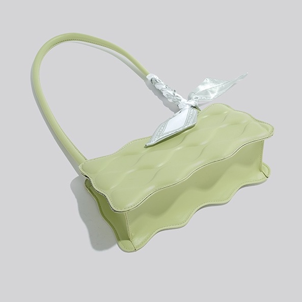 🌸Hàng Order🌸 Túi Xách Nữ CEEKAY Da Trơn Dập Vân Nổi Kiểu Lượn Sóng Quai Da Quấn Nơ Sang Chảnh Nữ Tính 🌸Hàng Quảng Châu