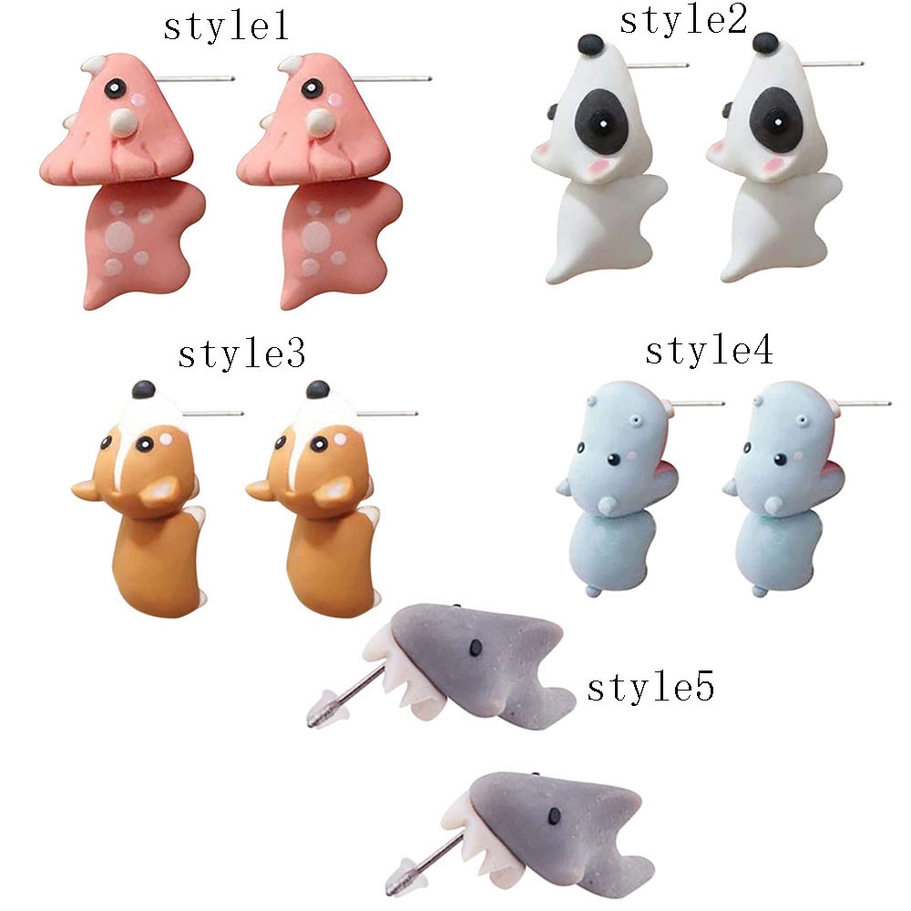 Khuyên tai hình động vật 3d xinh xắn thời trang cho nữ