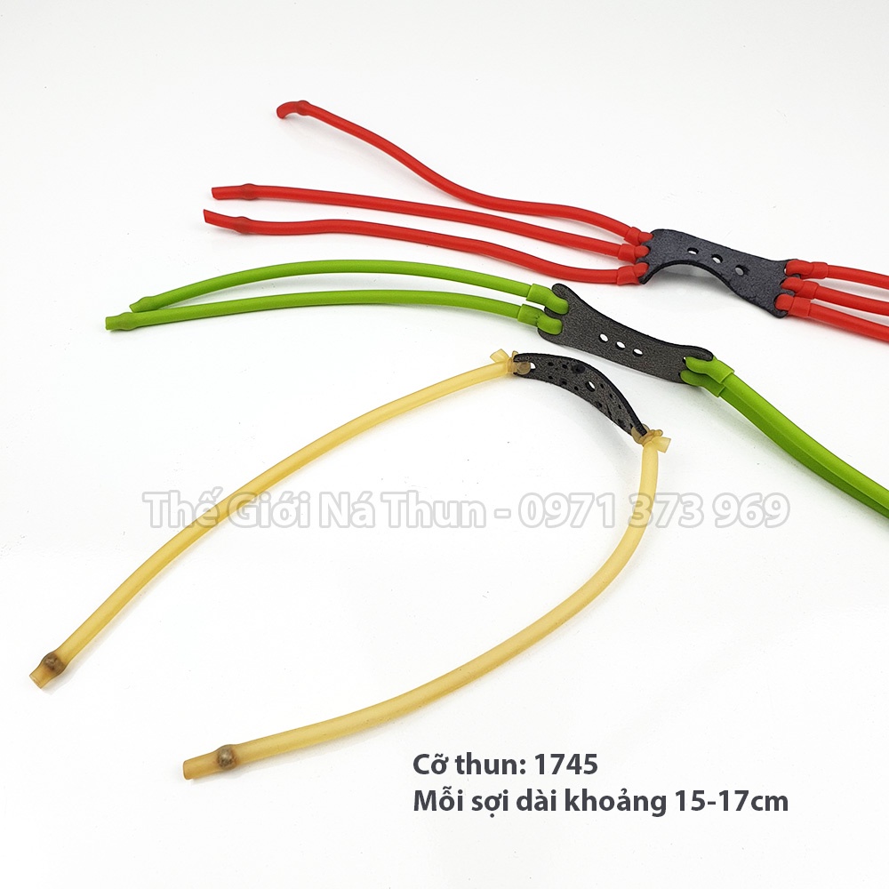 Dây thun cao su tròn kẹp bi dây đơn, dây 2 sợi, dây 3 sợi
