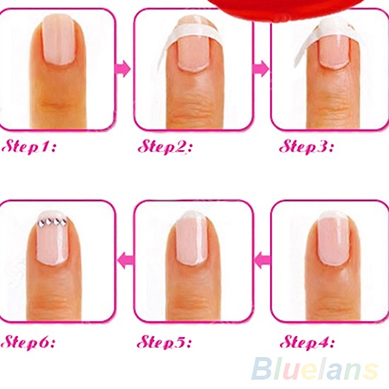 Bộ 48 Miếng Dán Hỗ Trợ Chuyên Dụng Trang Trí Móng Tay Nghệ Thuật