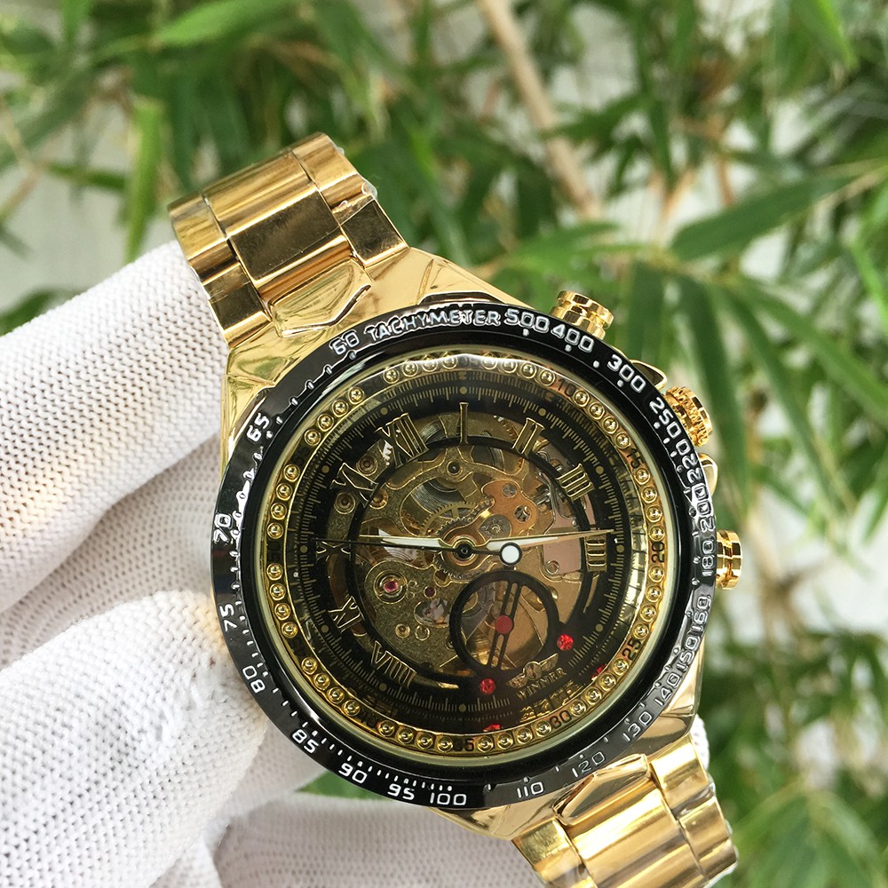 Đồng hồ Cơ Nam Winner TM432 Winner, Dây thép không rỉ, Full hộp, chống nước, chống xước, Thẻ bảo hành 3 năm | BigBuy360 - bigbuy360.vn