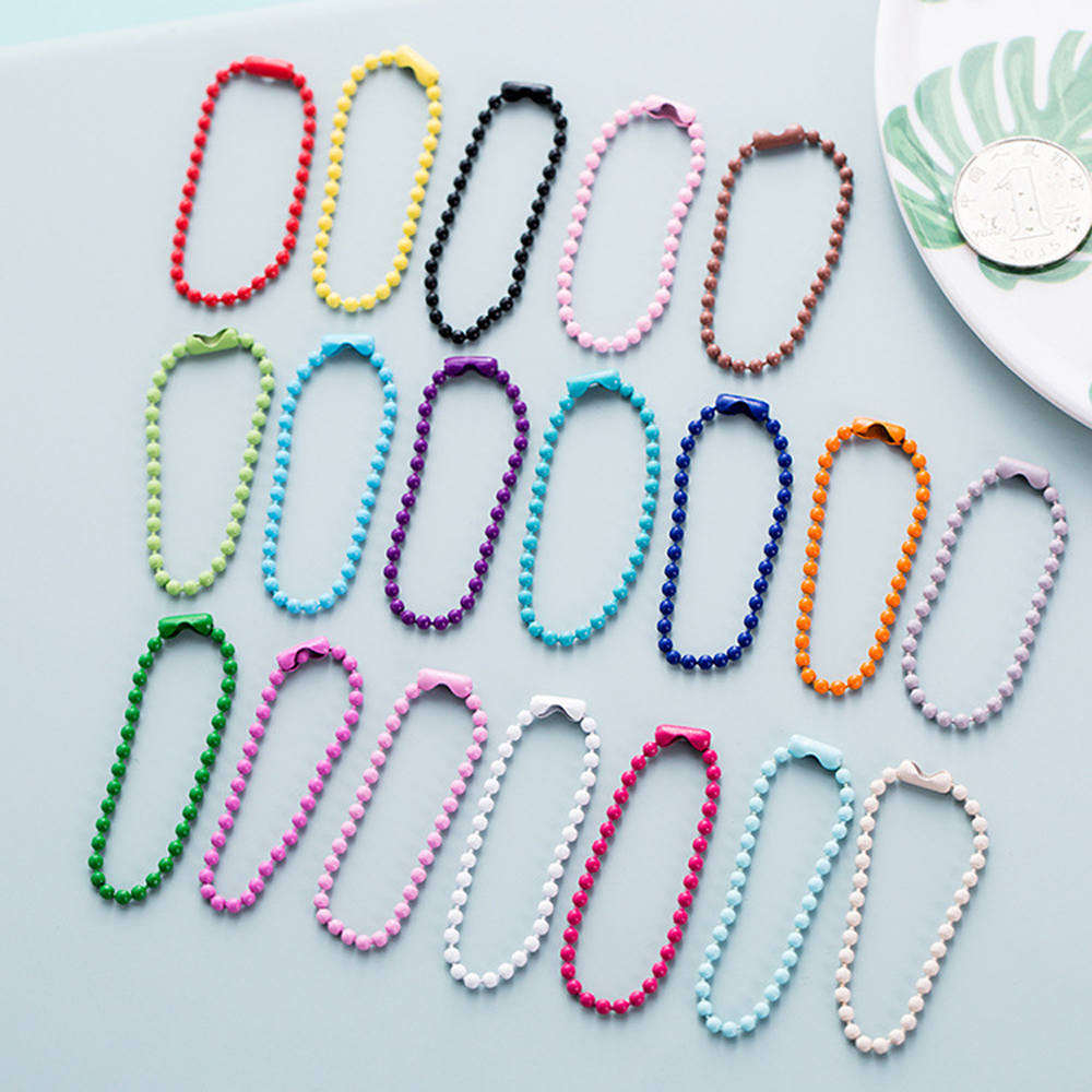 Set 20 Hạt Chuỗi 12cm Gắn Móc Khóa Phong Cách Giáng Sinh