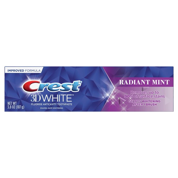 KEM ĐÁNH RĂNG CREST 3D WHITE RADIANT MINT Mẫu mới