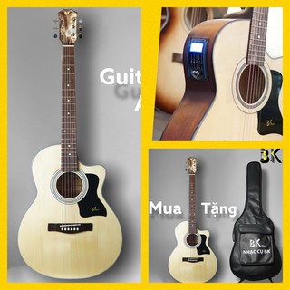 Đàn Ghi ta đệm hát chất lượng cao - Guitar Acoustic BK A130 - Tặng full phụ kiện theo đàn