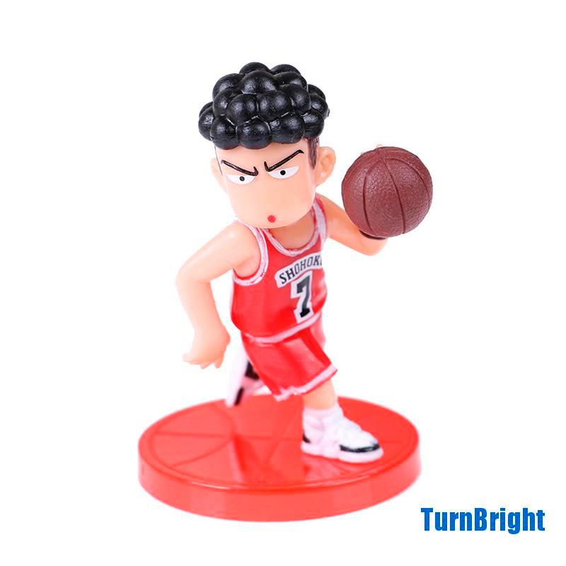 Set 5 Phụ Kiện Trang Trí Bánh Kem Hình Anime Slam Dunk Sakuragi Hanamichi