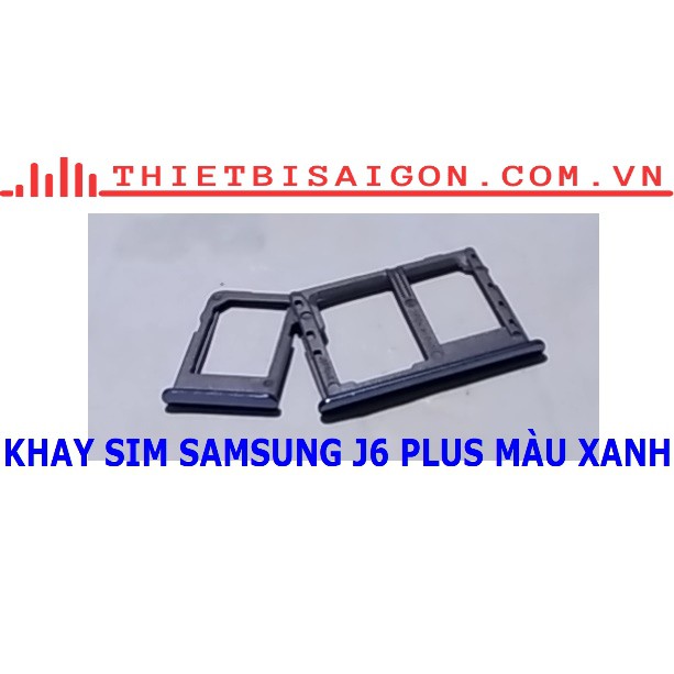 KHAY SIM SAMSUNG J6 PLUS MÀU XANH