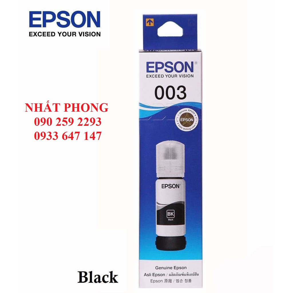 Mực Epson 003 - Mực Epson L1110 / L3110 / L3150 / L1110 / L5190