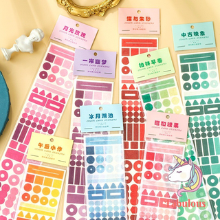 Sticker hình dán bullet trang trí sổ