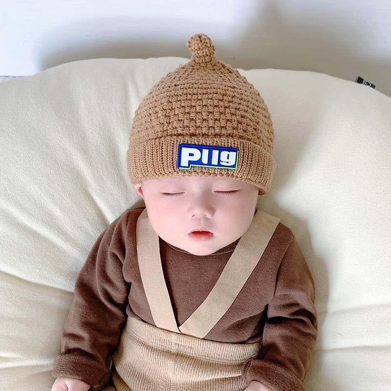 Mũ len PIIG cho bé dễ thương, phong cách Hàn Quốc, từ 6 tháng đến dưới 3 tuổi