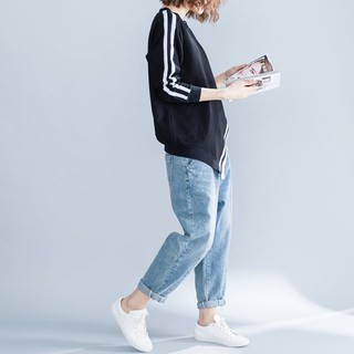 [ORDER] Áo nỉ nữ bigsize vạt chéo cá tính (màu đen)