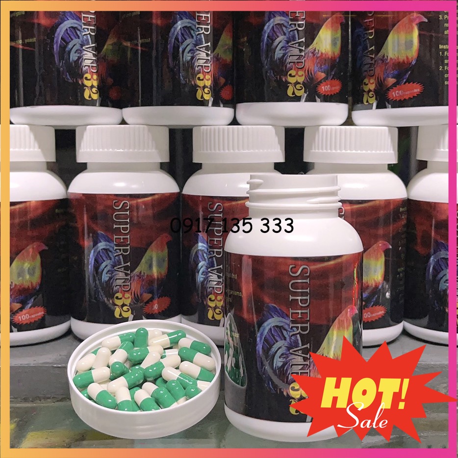 Thuốc nuôi, tăng bo, thể lực Super Vip 32 cho gà đá