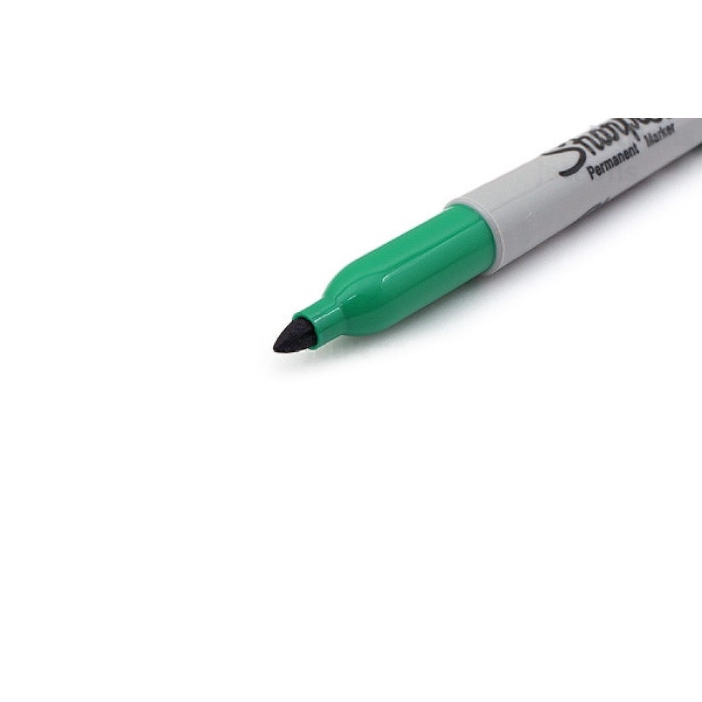 Bút lông dầu viết vẽ trên mọi chất liệu Sharpie Permanent Marker – Fine Point – Màu xanh lá (Green)