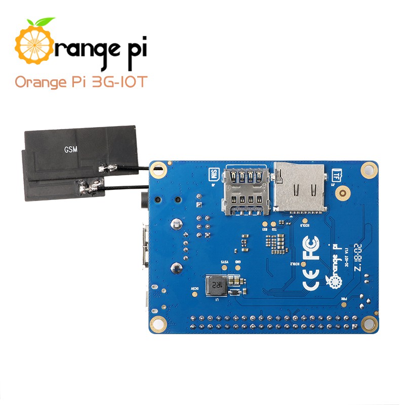 Orange Pi 3G-IOT-B Chip Cortex-A7 RAM 512MB 4GB EMMC Hỗ trợ 3G SIM Card có đủ Bluetooth Wifi và GPS