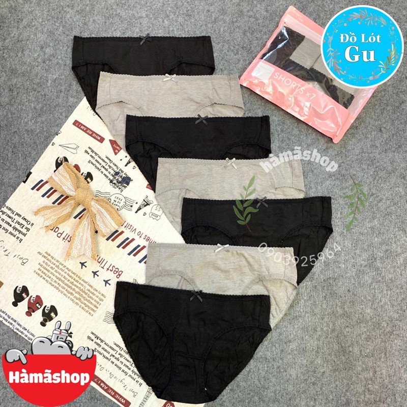 [ HÀNG SẴN - CHÍNH HÃNG GU ] Quần lót GU ( set 7 quần ) Đủ mẫu - đủ size | BigBuy360 - bigbuy360.vn