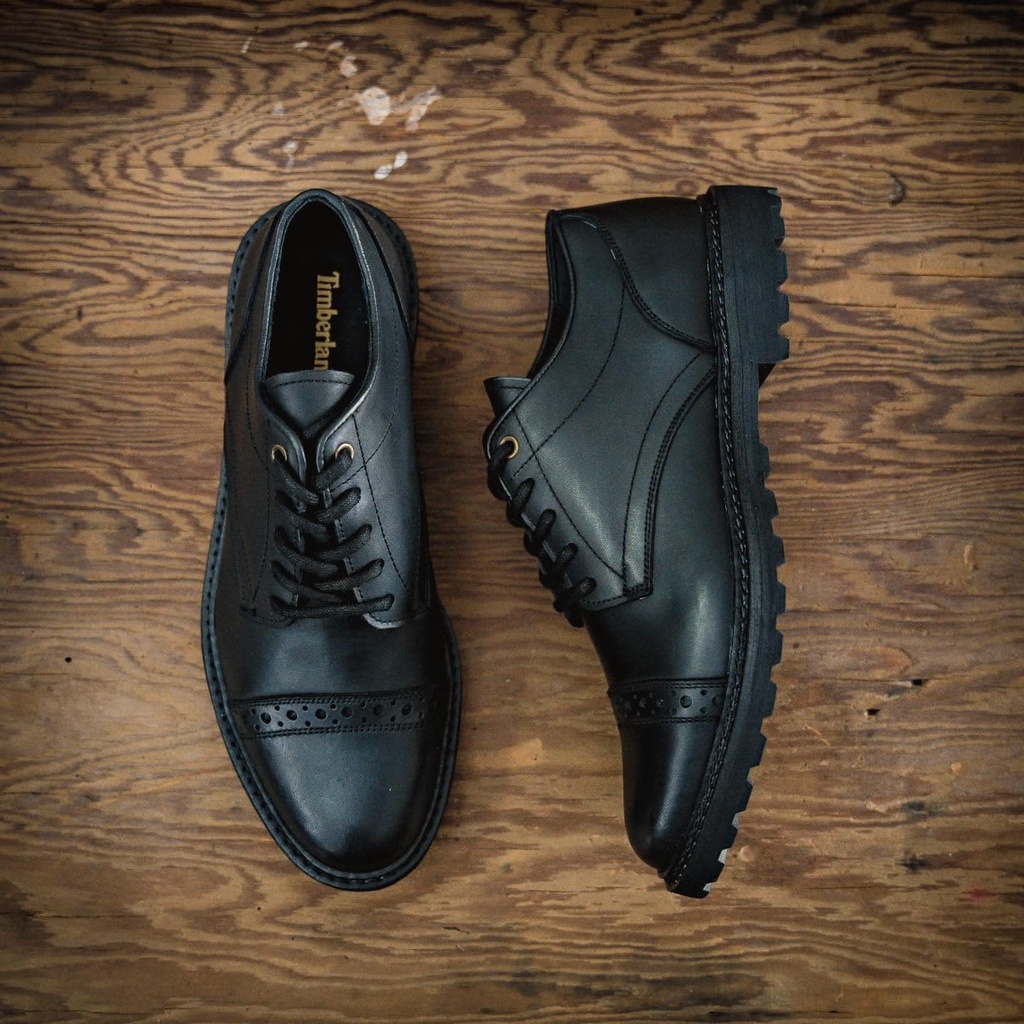 Giày da nam Timber Patina - da mộc Ý nhập khẩu nhuộm màu thủ công - Đen Patina - TBHA01DP - R8ckie