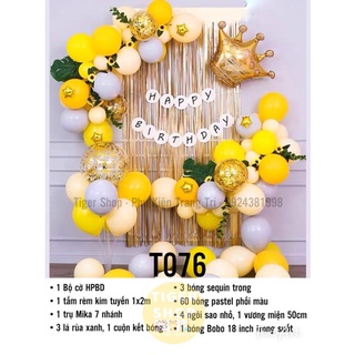 ❤️(Tặng Bơm+ Keo) Set Phụ Kiện Trang Trí Sinh Nhật