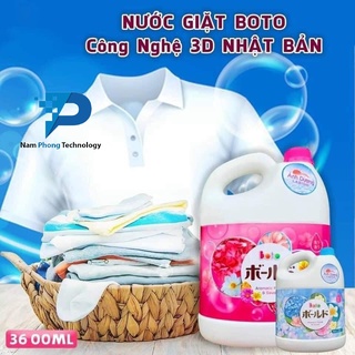 Nước giặt boto công nghệ 3d nhật bản - giữ màu, sáng vải hoàn toàn tự - ảnh sản phẩm 2