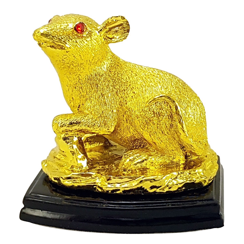 Tượng 12 Con Giáp Sơn Nhũ Vàng - Tượng phong thủy nhỏ