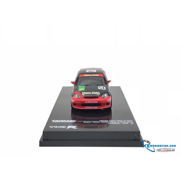 Xe Mô Hình Honda Civic Type R EK9 Super Taikyu 2000 class 4 Champion 1:64 Tarmac Works ( Đỏ Đen )