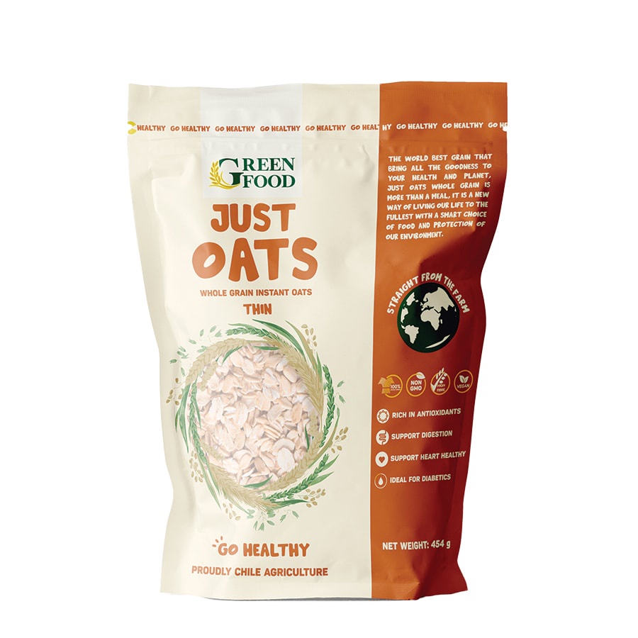 Yến mạch nguyên chất Just Oats Thin/Extra Thin - Gói 907g