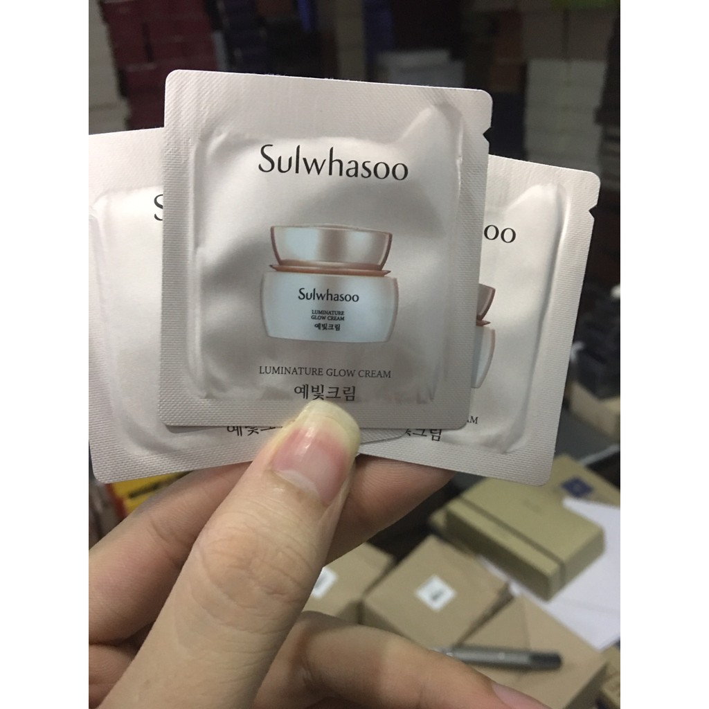 10 Gói sample Kem Dưỡng Sáng Da Sulwhasoo Luminature Glow Cream
