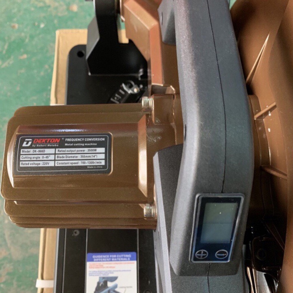 Máy Cắt Hợp Kim Dekton DK -966D Lưỡi 355-Máy Cắt Tua Chậm