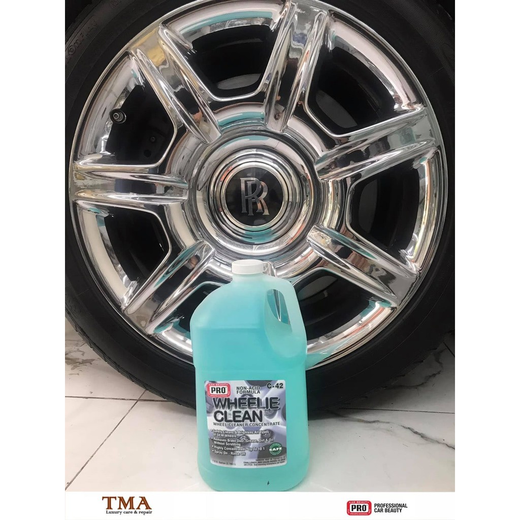 Chuyên vệ sinh mâm lốp và gầm xe - Wheelie Clean 3,8 lít nhập Mỹ