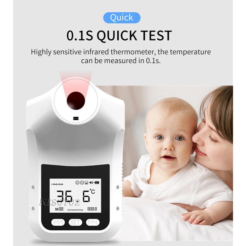 Nhiệt Kế Hồng Ngoại Kesoto2 K3 Pro Gắn Tường Không Tiếp Xúc