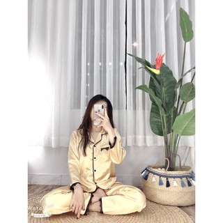 ✪ [LỤA REN DÀI - DÀI] BỘ LỤA PHỐI TAY DÀI QUẦN DÀI ✪