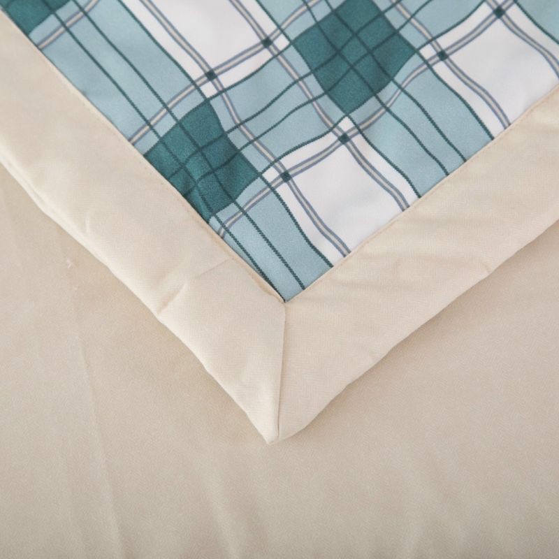 Bộ Chăn Ga Gối Đũi Caro Chăn Chần Hè. Chăn Ga Nhập Khẩu Phong Cách Hàn Quốc