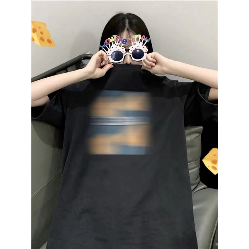 NRVP Áo Thun Nữ Oversize Cổ Tròn Thời Trang Hàn Quốc