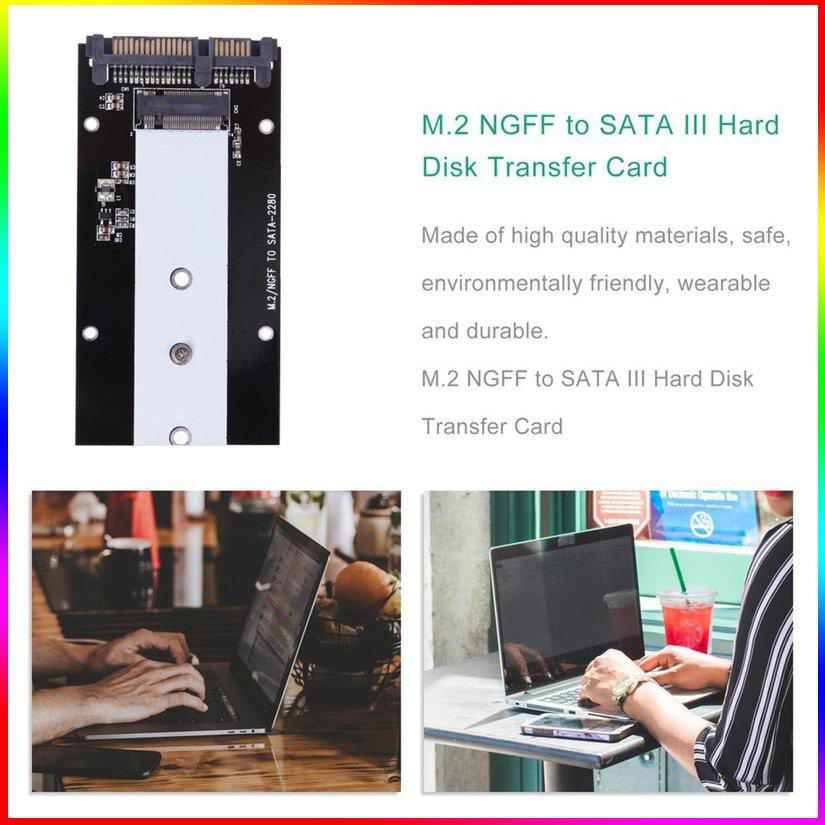 Thẻ Chuyển Đổi M.2 Ngff Sang Sata Iii Ssd 2230 / 2242 / 2260 / 2280 | BigBuy360 - bigbuy360.vn