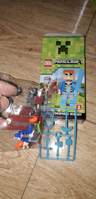 Lắp ráp 1 hộp LegoMineCraff My Word 2 trong 1 0184E