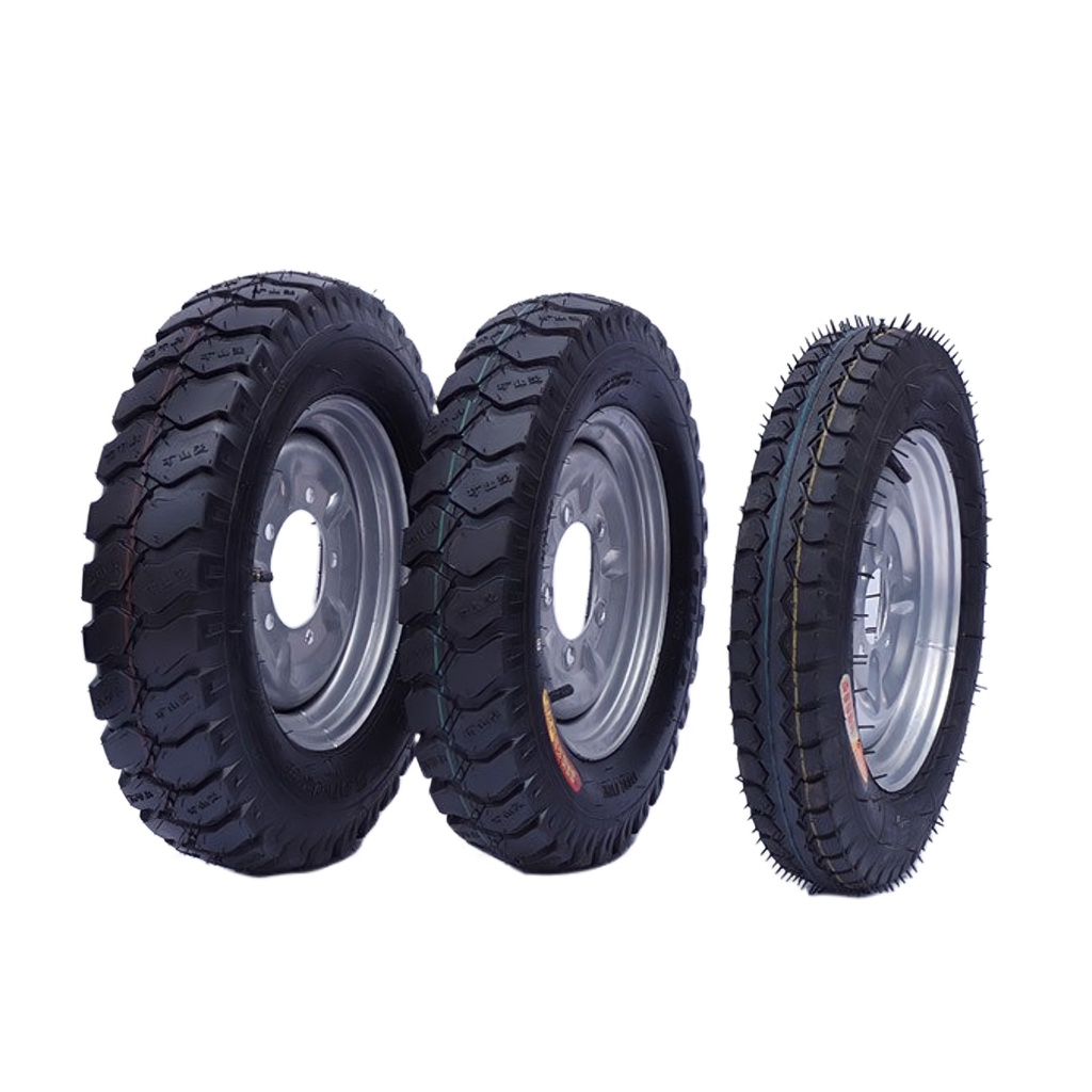 Bánh xe 400/450/500-12 và Trục xe lôi 100/110/120cm