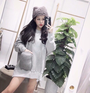 ÁO NỈ TÚI LÔNG