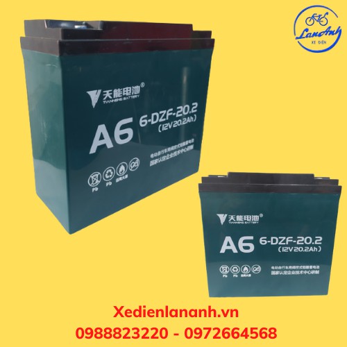 ẮC QUY XE ĐIỆN XMEN LOẠI 12V-20AH TIANNENG 6-DZF-20.2