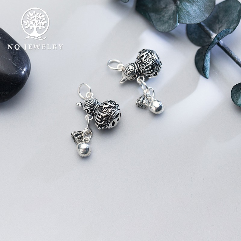 Charm bạc hồ lô treo - NQ Jewelry