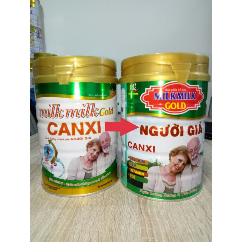 Sữa người già milkmilk gold canxi 900g