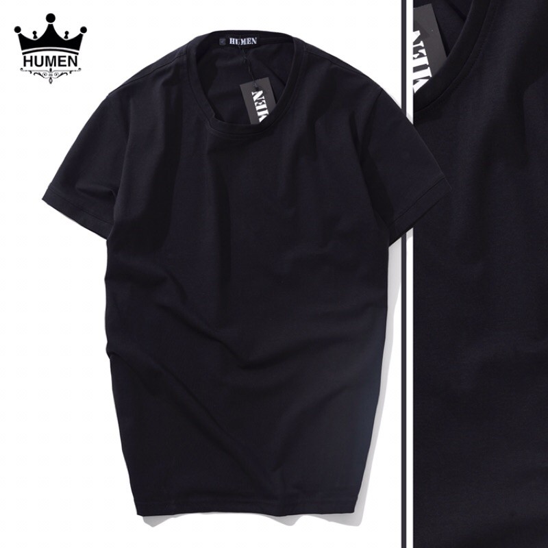 Áo Thun Nam Cổ Tròn Trơn - 100%  Ảnh Thật Shop Tự Chụp- Chất Cotton Siêu Mềm Mát-Regular Fit | BigBuy360 - bigbuy360.vn