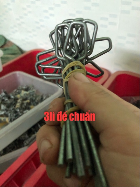 Combo 10 Bộ Đế Đai Làm Cựa Gà - Thép Cứng