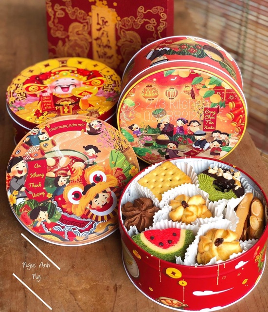 Hộp Thiếc Tết 2020 - [TẶNG TÚI QUÀ BIẾU] | BigBuy360 - bigbuy360.vn