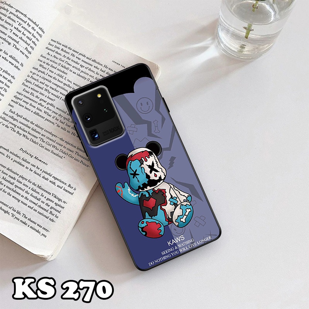 Ốp lưng Samsung S20 - S20 Plus - S20 Ultra - S2- FE - Ốp Samsung in hình Gấu B.Ŗİ.ÇK - Lưng nhám viền TPU cao cấp