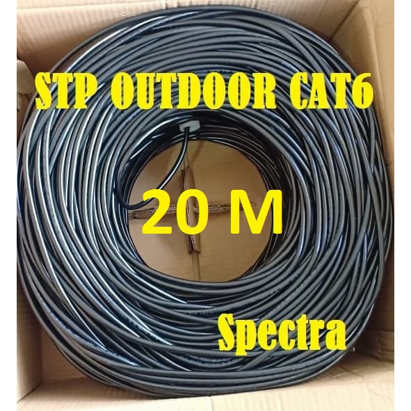 Dây Cáp Lan Ngoài Trời Stp Cat6 20m Ftp 20m Dài 20m