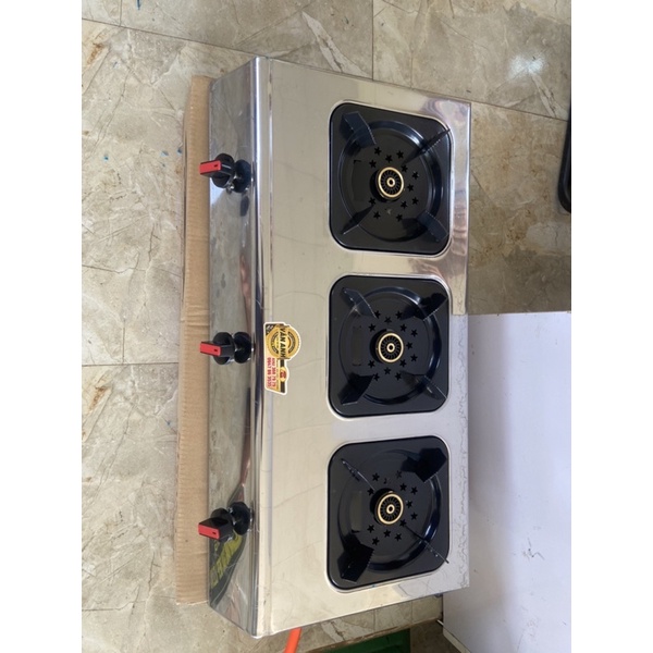 Bếp gas 3 lò khè bò né